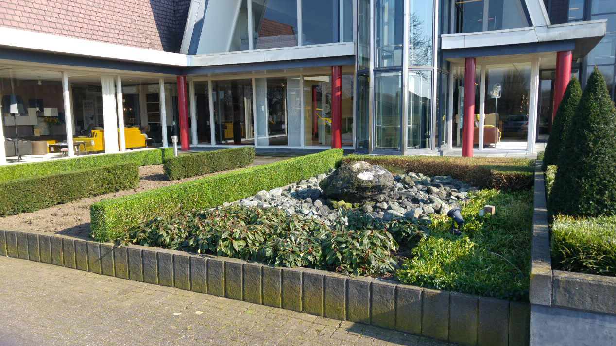 een ideaal tuinplan voor de kantoortuin door oscar's groen