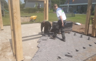 pergola's plaatsen door Oscars groen