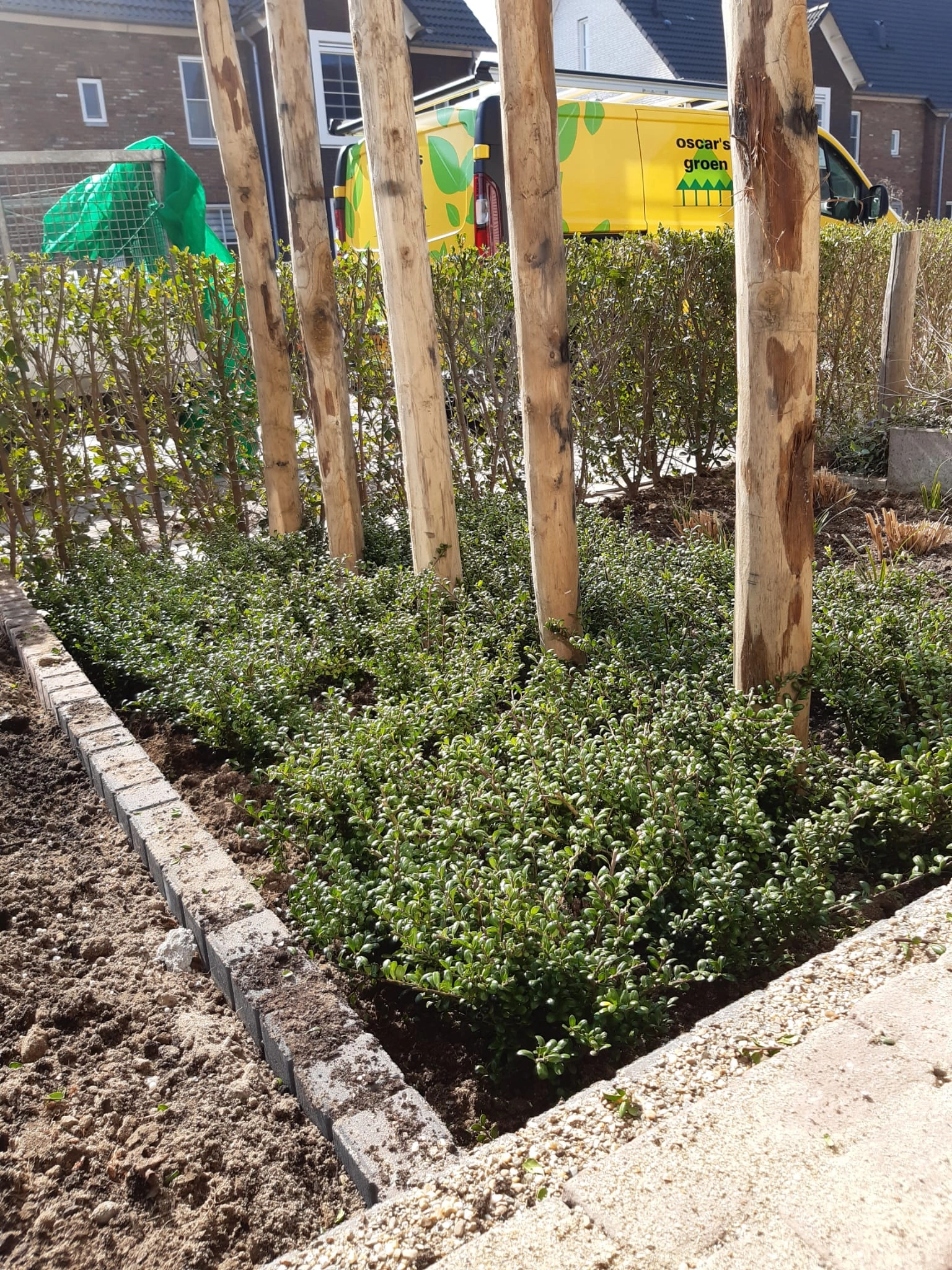 Post 3 genieten van de groene tuin